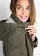 Katoenen parka met jersey voering, bonprix