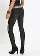 Skinny jeans tweekleurig in bikerstijl, bonprix