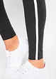 Sportlegging met contrastkleurige tapes, cropped, bonprix