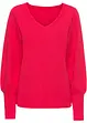 Trui met ballonmouwen van viscose, bonprix