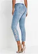 Jeans met borduursel, bonprix