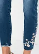 Jeans met borduursel, bonprix