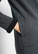 Sweatvest met capuchon en teddy, bonprix