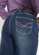 Mid waist stretch jeans, straight, bonprix