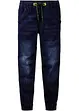 Jogging jeans met mid waist en elastische band, bonprix