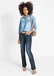 Mid waist stretch jeans, bootcut, bonprix