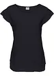 Boxy shirt met kant, bonprix