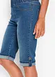 Jeans bermuda met elastische band, bonprix