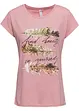 T-shirt met glitterprint, bonprix