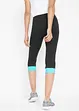 Capri sportlegging met contrastkleurige boorden, bonprix