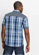 Overhemd met korte mouwen en denim details, bonprix
