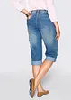 Stretch cargo jeans, mid waist, bonprix