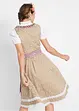 Dirndl met schort, knielang (2-dlg. set), bonprix