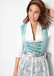 Dirndl met kanten schort, knielang (2-dlg. set), bonprix