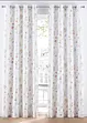 Microvezel gordijn met bloemenprint (1 stuk), bonprix