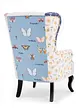 Oorfauteuil met speelse print, bonprix