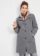 Korte coat in wollen look, in layerlook, bonprix