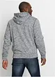 Sweatvest met capuchon en teddy voering, bonprix