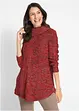 Lange poncho trui, lange mouw, bonprix