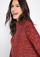 Lange poncho trui, lange mouw, bonprix