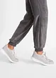 Fleece joggingbroek met comfortabele band, bonprix