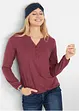 Henley shirt van katoen met lange mouwen, bpc bonprix collection