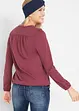 Henley shirt van katoen met lange mouwen, bpc bonprix collection