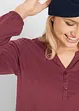 Henley shirt van katoen met lange mouwen, bpc bonprix collection