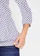Shirt met print (set van 2), 3/4 mouw, bonprix