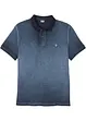 Piqué poloshirt in used look, bonprix