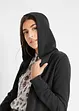 Lang sweatvest in een katoenmix, bonprix