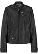 Imitatieleren jas met ritssluitingen, bpc bonprix collection