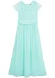 Chiffon jurk met kant, bonprix