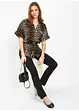 Viscose blouse met korte mouwen, bonprix