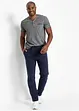 Henley shirt in washed out look, korte mouw, bonprix