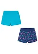 Jersey short van biologisch katoen (set van 2), bonprix