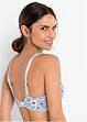 Beugel bh (set van 3) met feminiene print, bpc bonprix collection