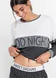 Pyjama met cropped longsleeve (2-dlg.), bpc bonprix collection