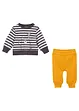 Baby shirt en sweatpants (2-dlg. set) van biologisch katoen, bpc bonprix collection