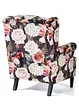 Oorfauteuil met bloemenprint, bonprix