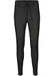 Zachte thermo legging met vetersluiting, denim look, John Baner JEANSWEAR