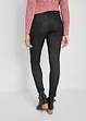 Zachte thermo legging met vetersluiting, denim look, John Baner JEANSWEAR