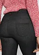 Zachte thermo legging met vetersluiting, denim look, John Baner JEANSWEAR