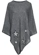 Poncho met sterren van pailletten, bpc bonprix collection