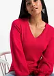 Trui met ballonmouwen van viscose, bonprix