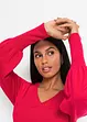 Trui met ballonmouwen van viscose, bonprix