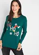 Longsleeve met kerstprint, bonprix