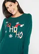 Longsleeve met kerstprint, bonprix