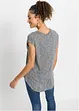 Longshirt met tekstprint in reliëf, bonprix