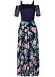 Chiffon jurk met kant en bloemenprint, bpc selection